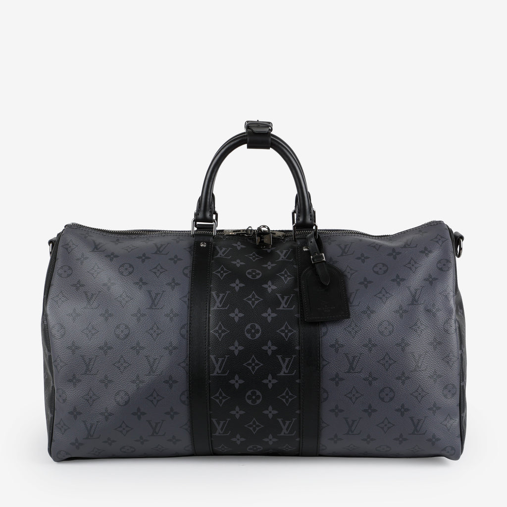 Keepall 50 Bandouliere, Monogram Eclipse