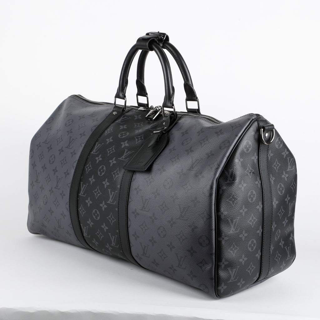 Keepall 50 Bandouliere, Monogram Eclipse