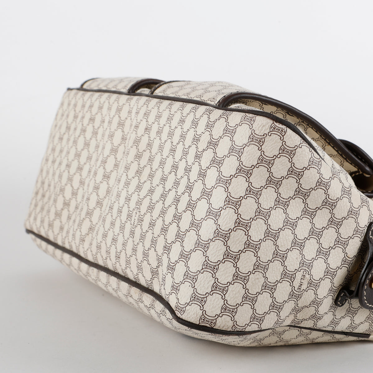 Macadam Pocket Shoulder Bag, Cream Coated Canvas