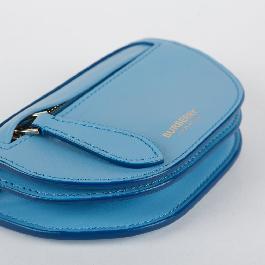 Micro Olympia Crossbody Card Case, Blue