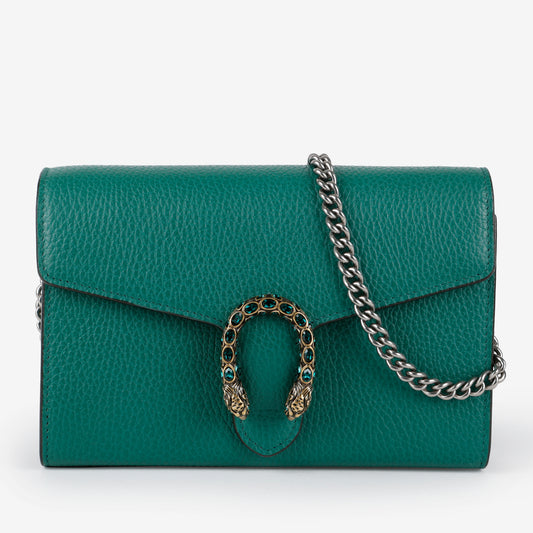 Dionysus Wallet on Chain, Emerald Green