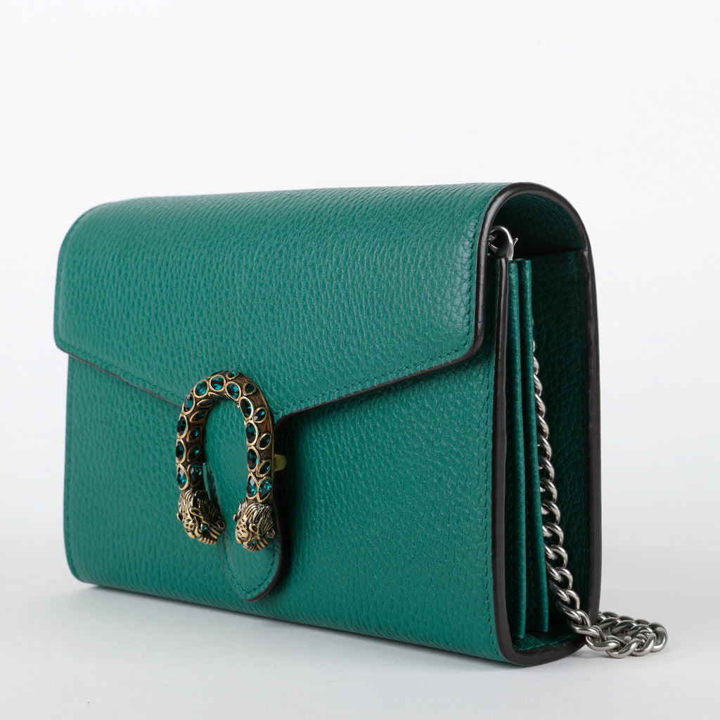 Dionysus Wallet on Chain, Emerald Green