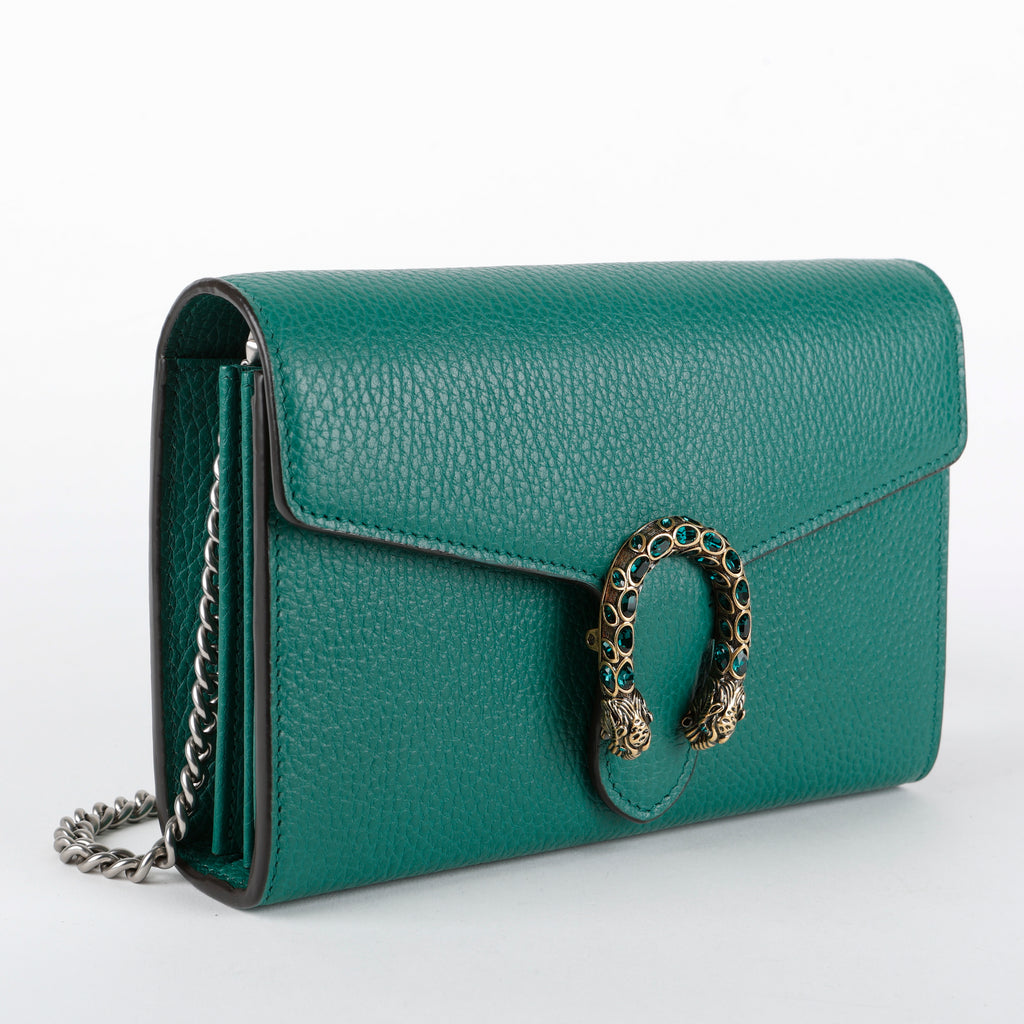 Dionysus Wallet on Chain, Emerald Green