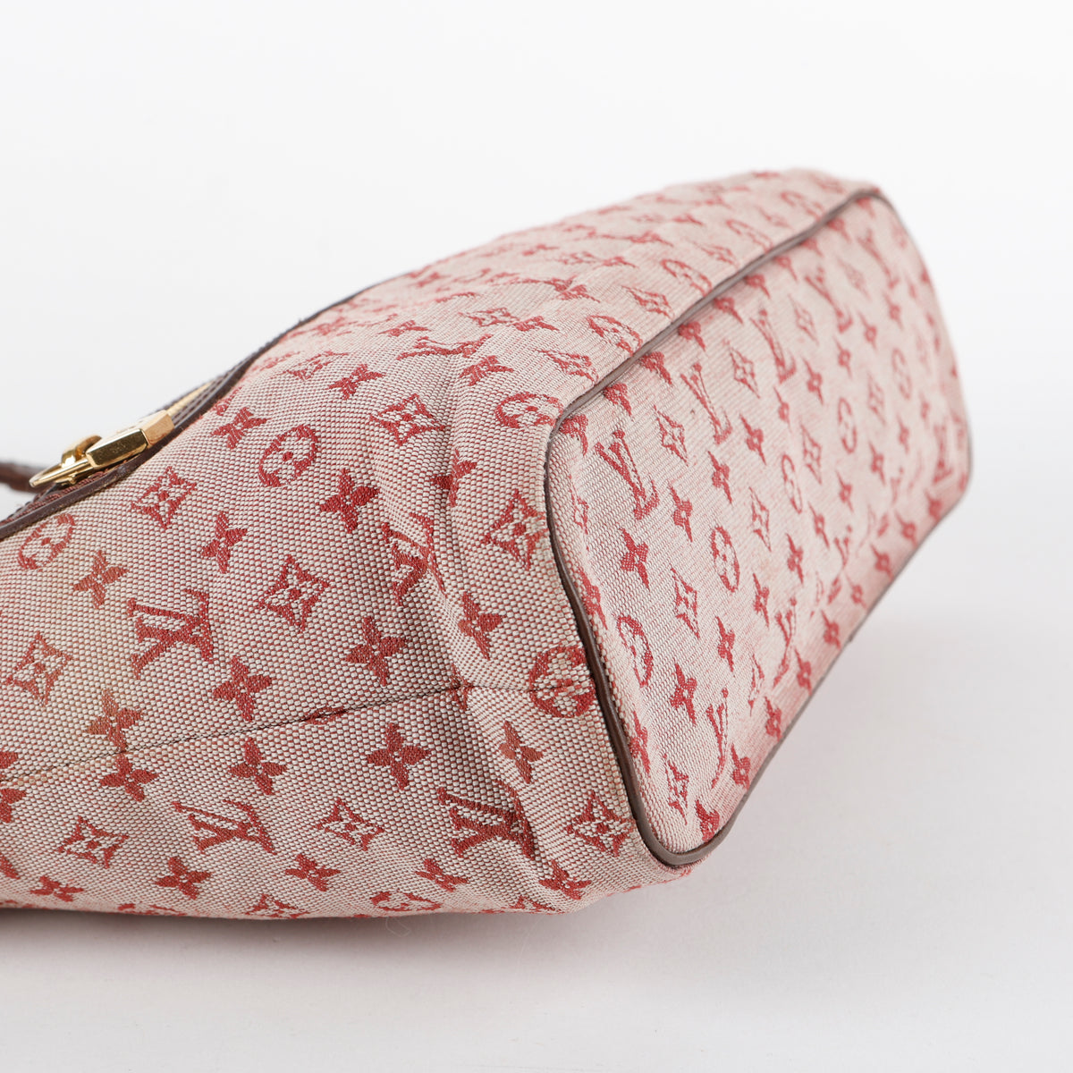 Mini Lin Lucille Tote, Cherry-Pink Canvas