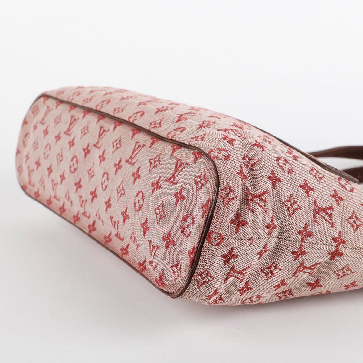 Mini Lin Lucille Tote, Cherry-Pink Canvas