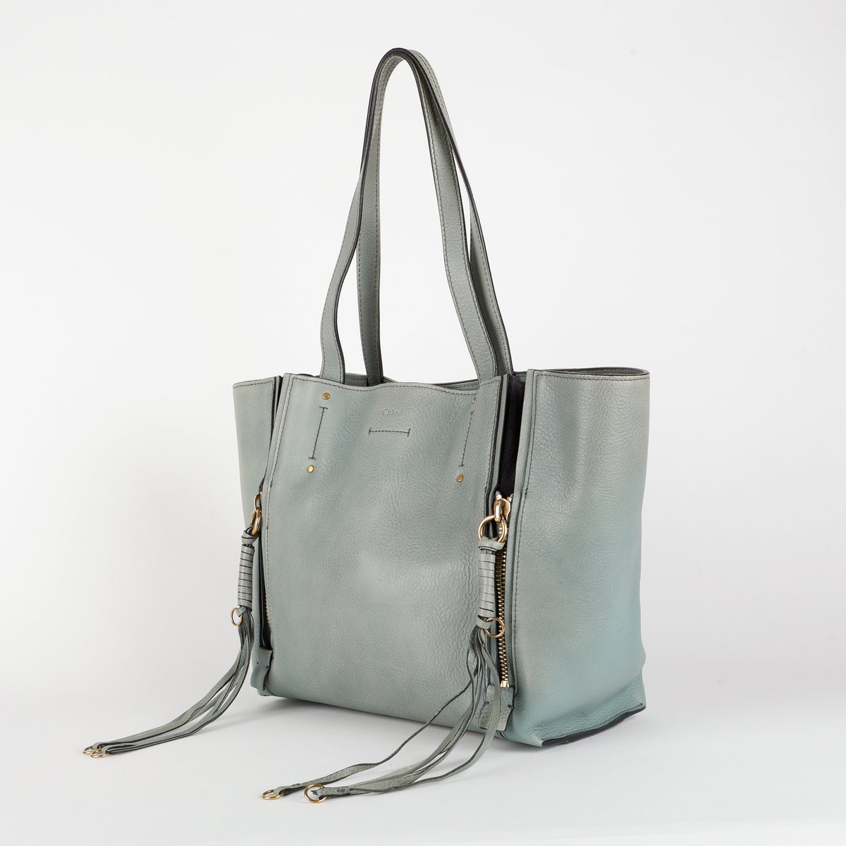 Milo Tote, Blue/Grey