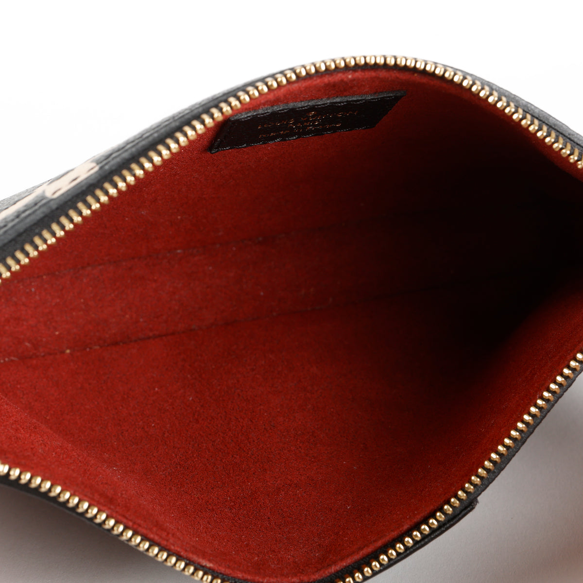 Multi Pochette Accessories, Black Cream Bicolor Empreinte