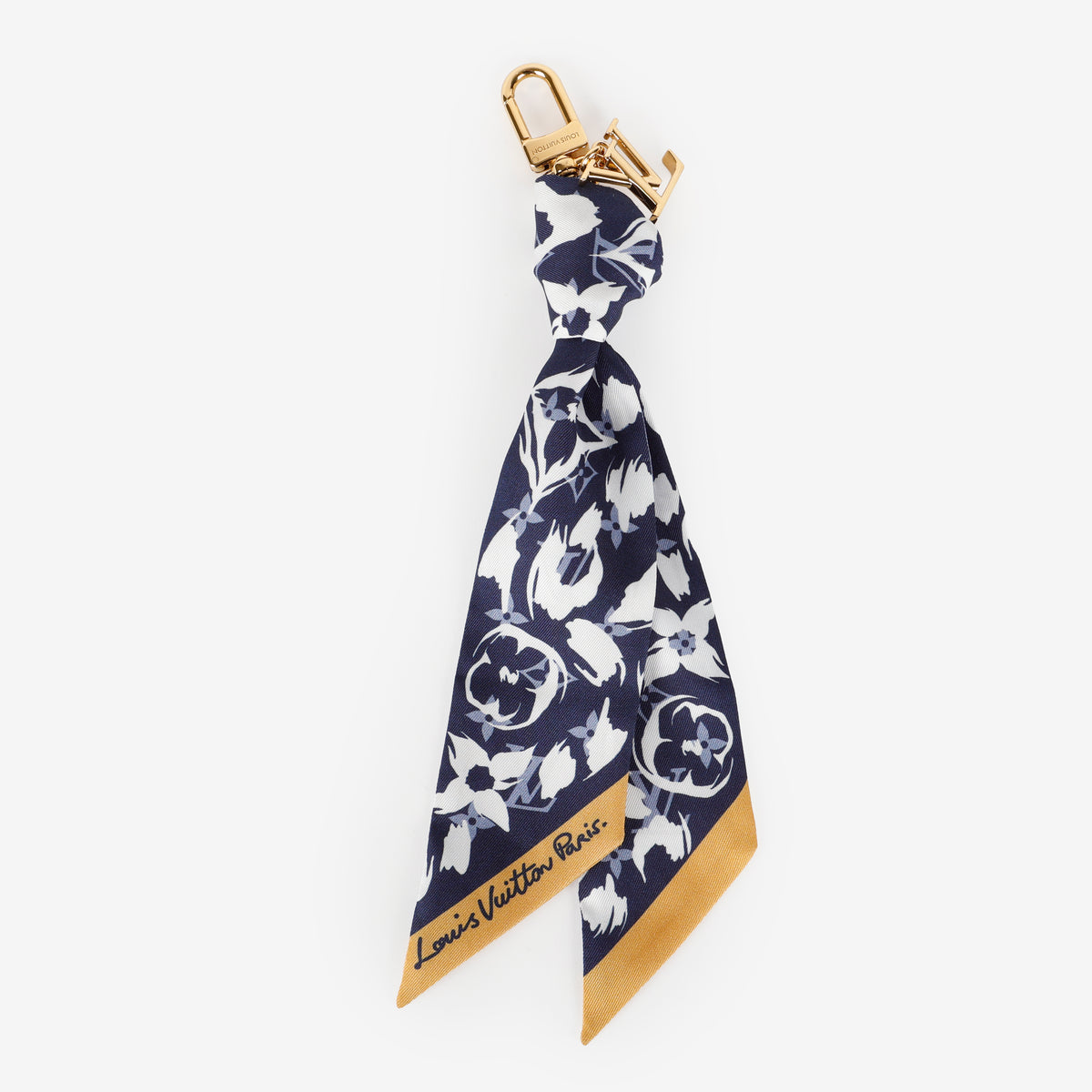 Safari Foulard Bag Charm, Blue