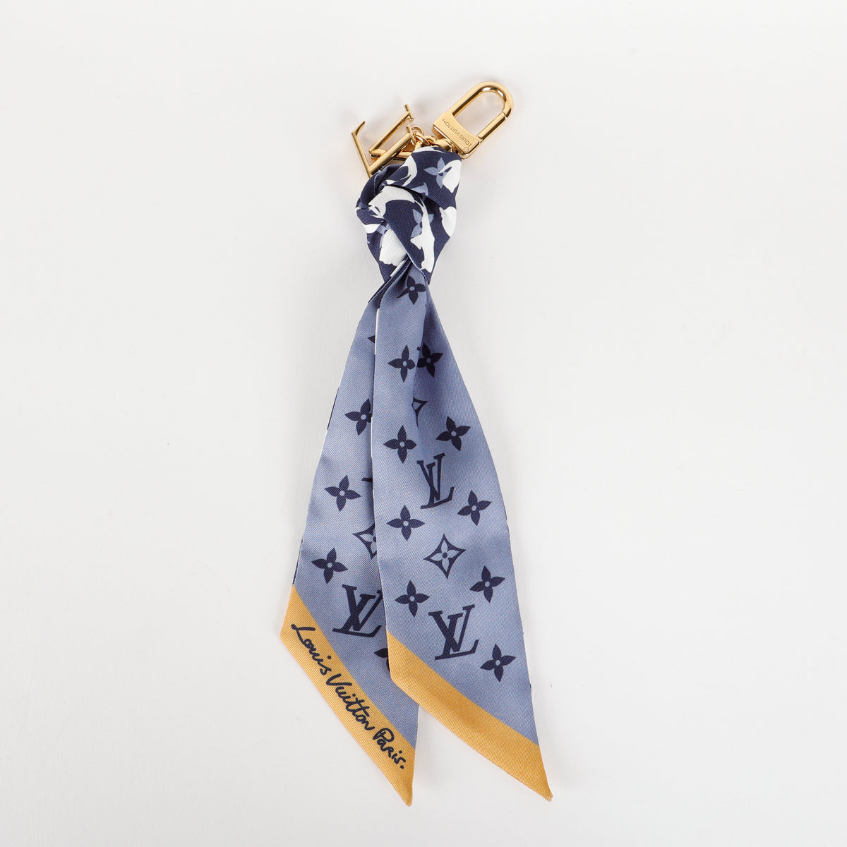 Safari Foulard Bag Charm, Blue