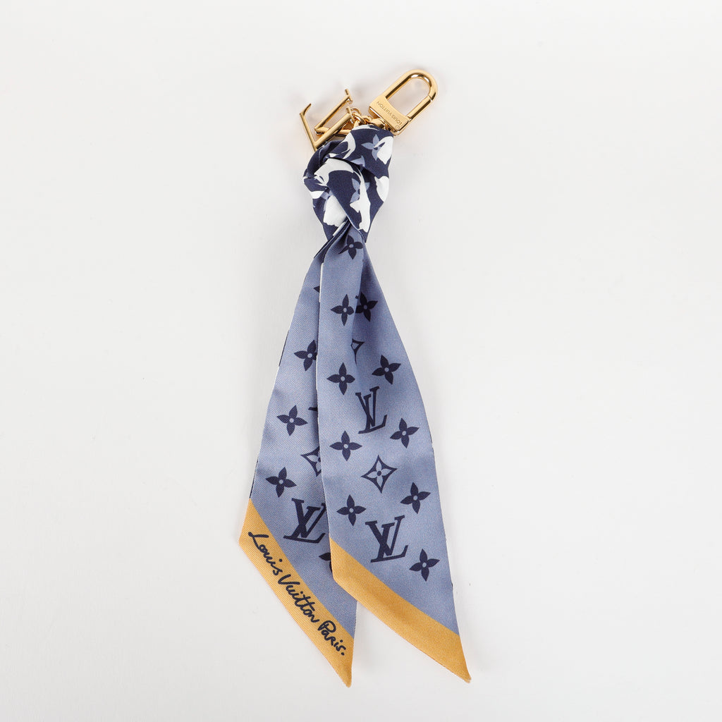 Safari Foulard Bag Charm, Blue