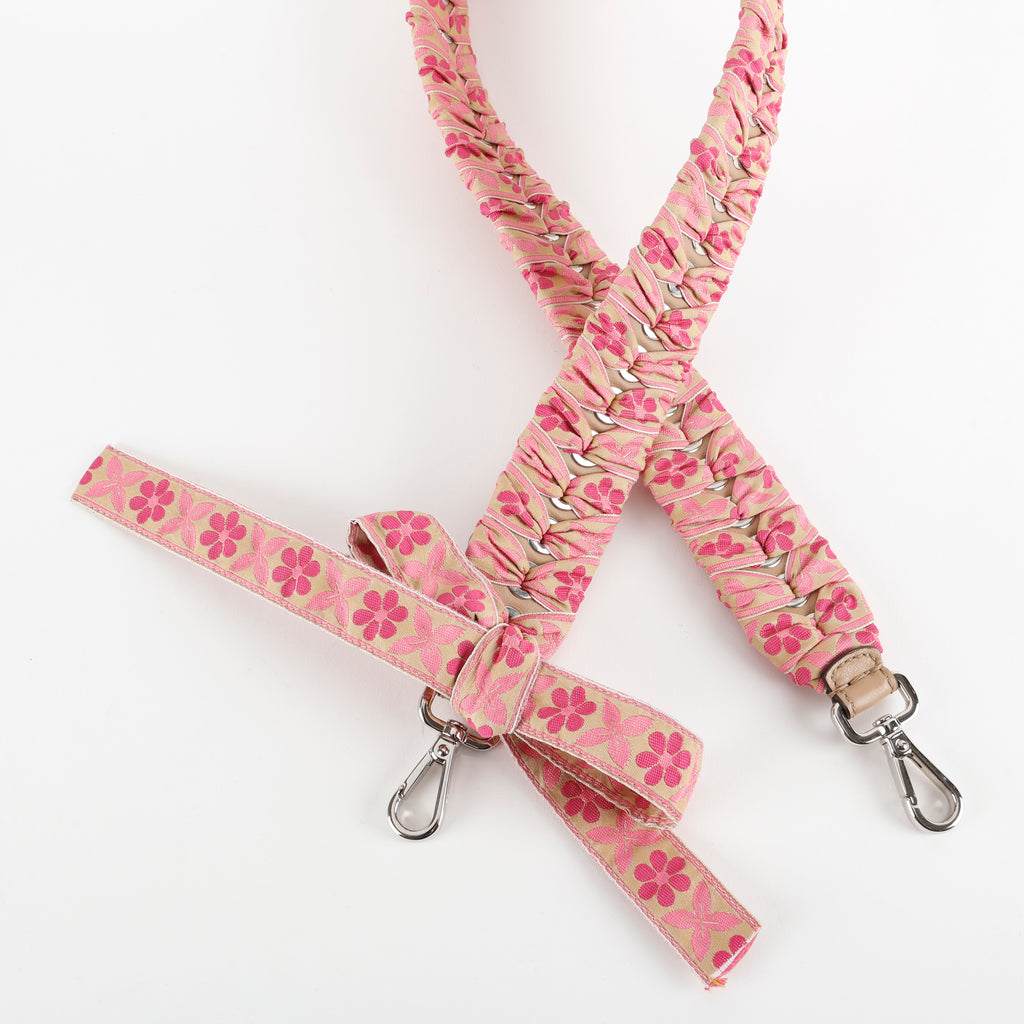 Strap You Ribbon, Pink Floral