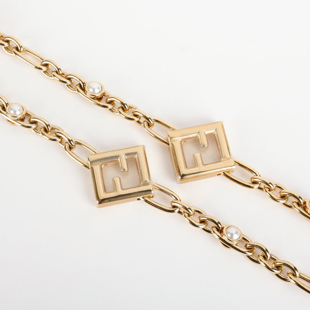 Pearl and Gold Chain