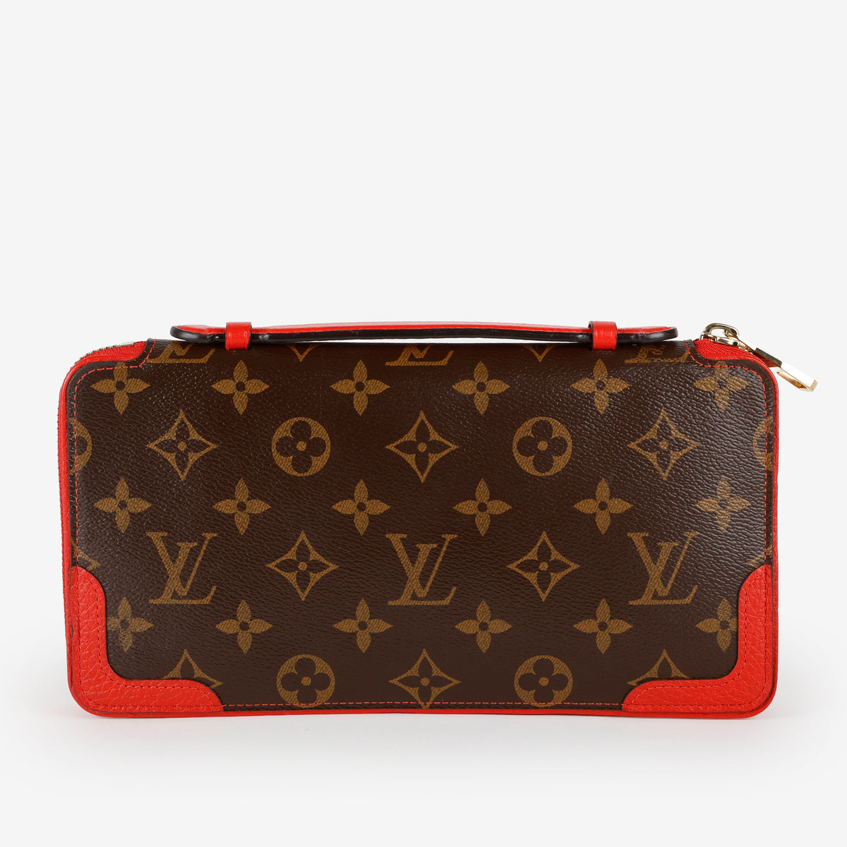 Retiro Daily Organizer, Monogram Red