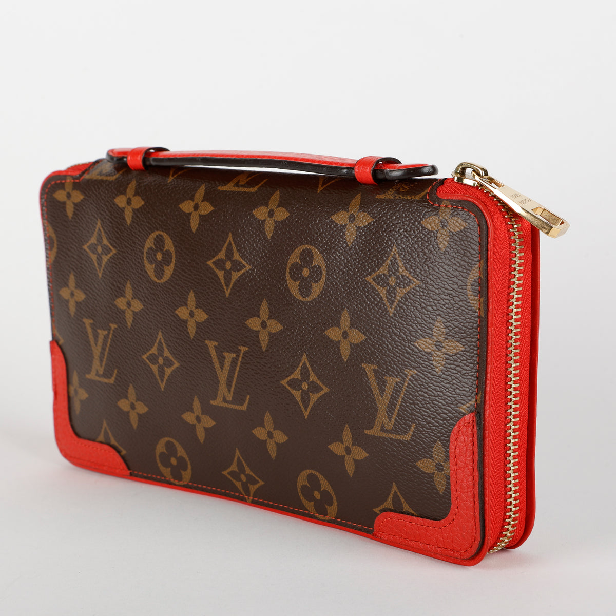 Retiro Daily Organizer, Monogram Red