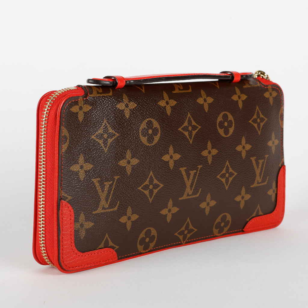 Retiro Daily Organizer, Monogram Red