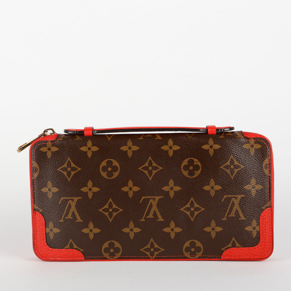 Retiro Daily Organizer, Monogram Red