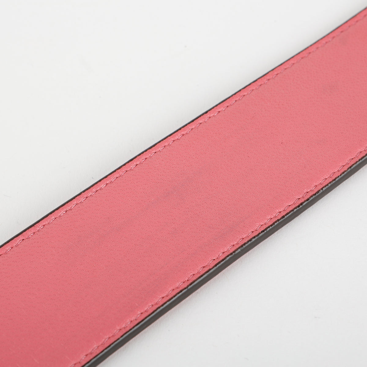 Medium Nappa Embossed Baguette, Pink