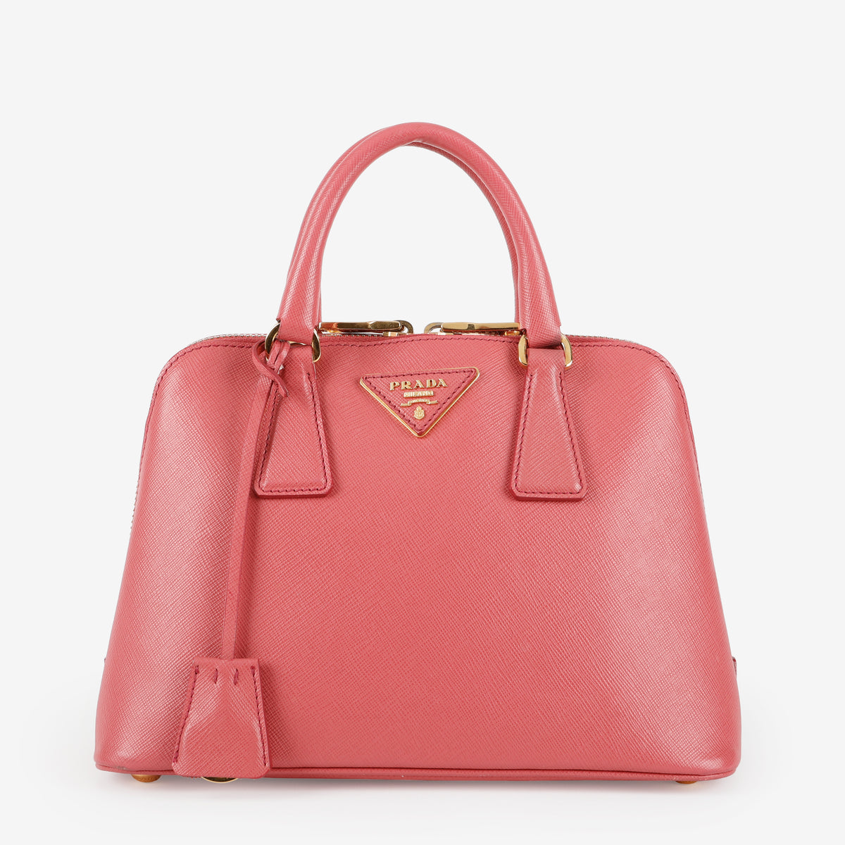 Small Saffiano Promenade Bag, Pink