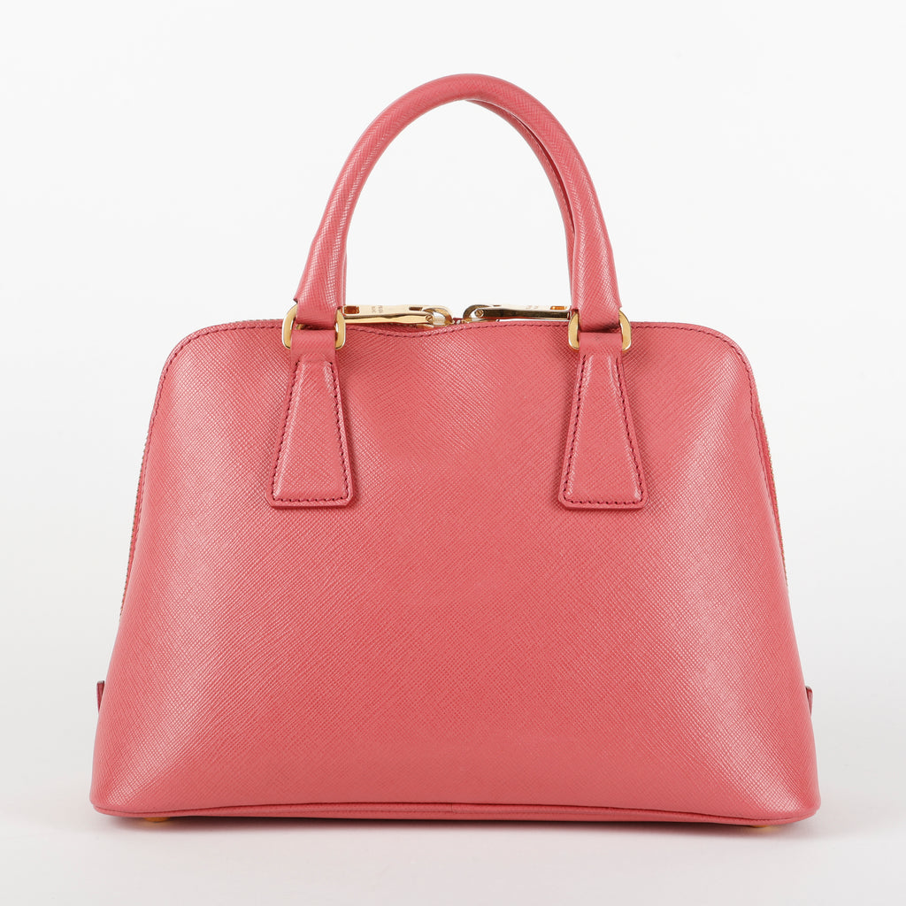 Small Saffiano Promenade Bag, Pink