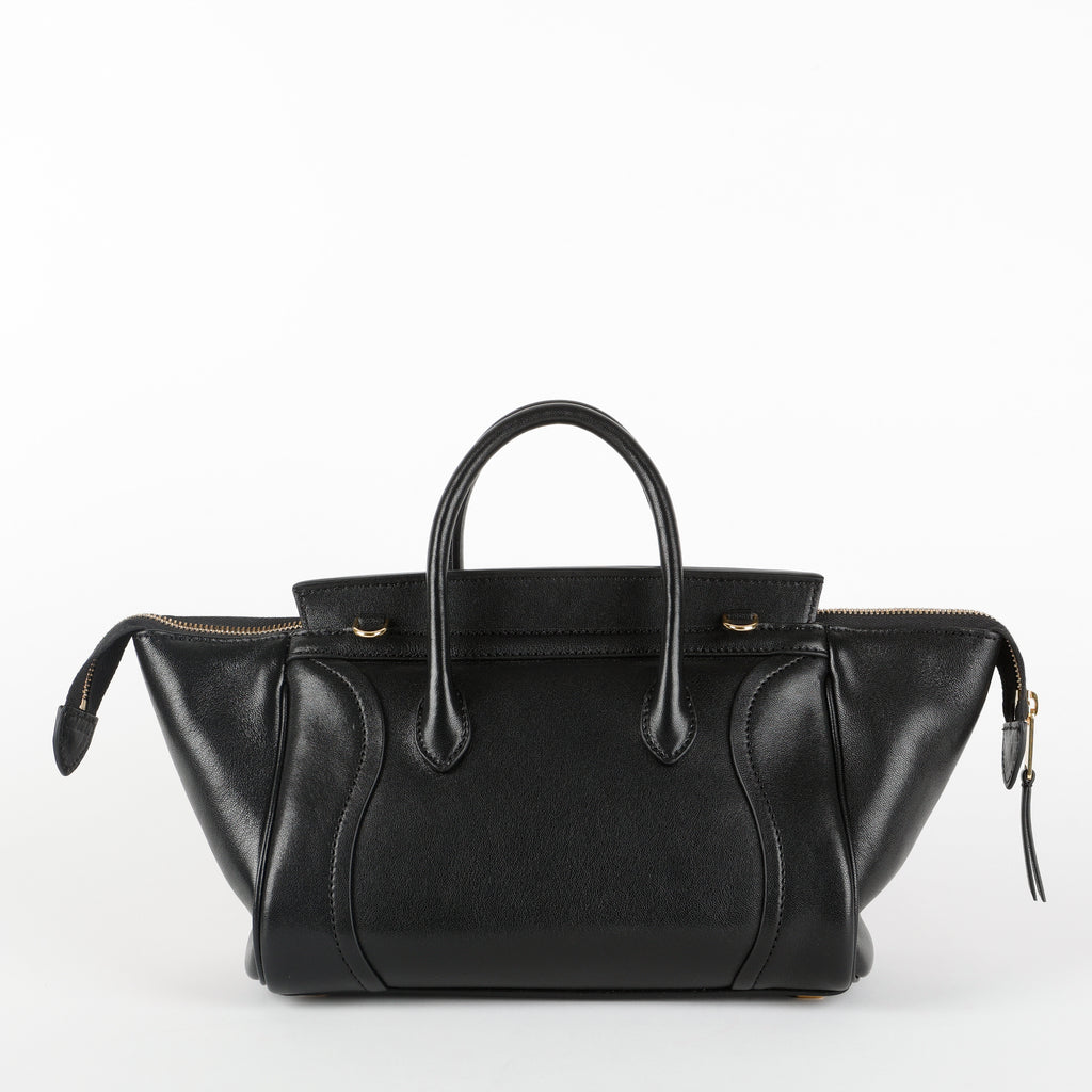 Little New Luggage, Black Supple Lambskin