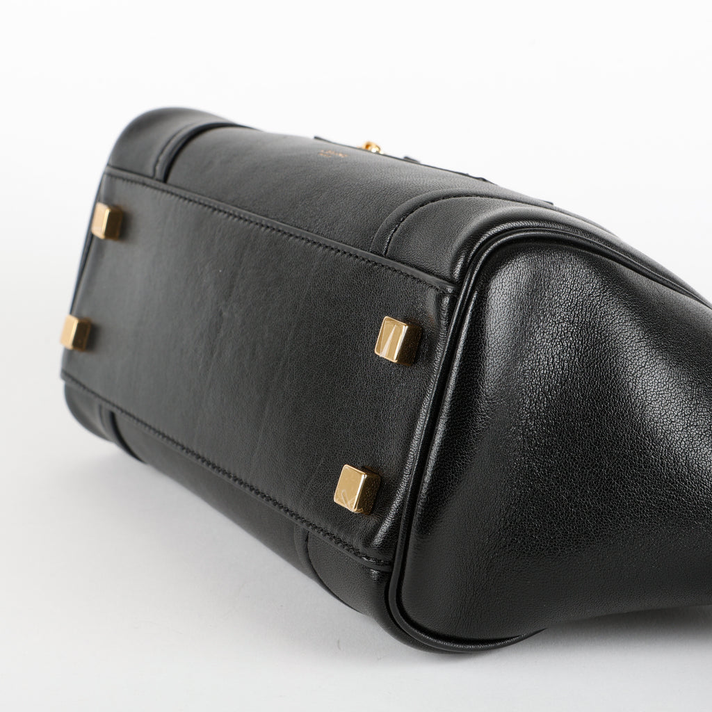 Little New Luggage, Black Supple Lambskin