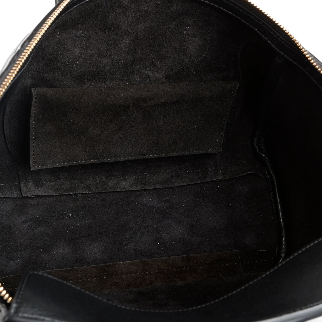 Little New Luggage, Black Supple Lambskin
