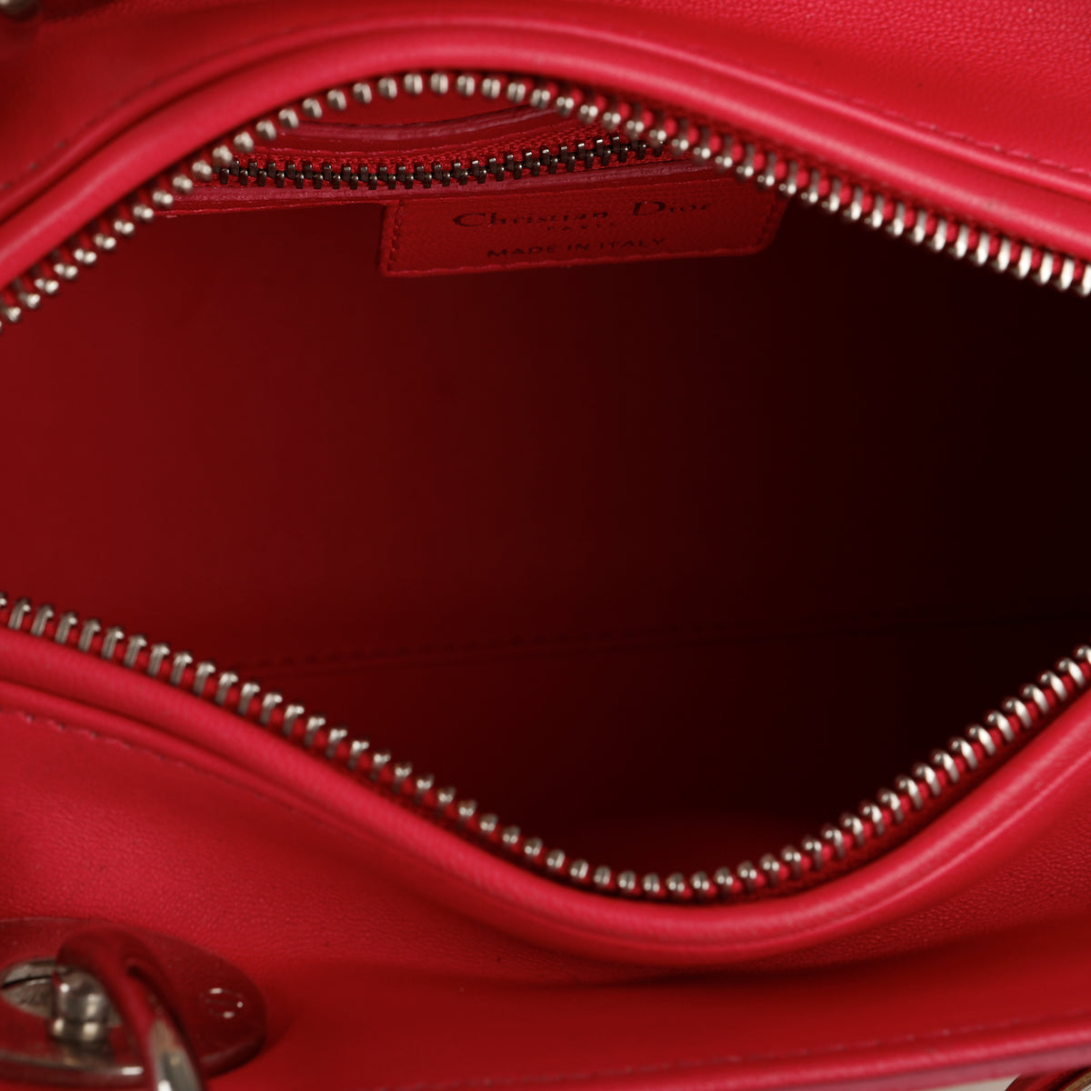 Lady Dior Leather x Straw Beige & Pink