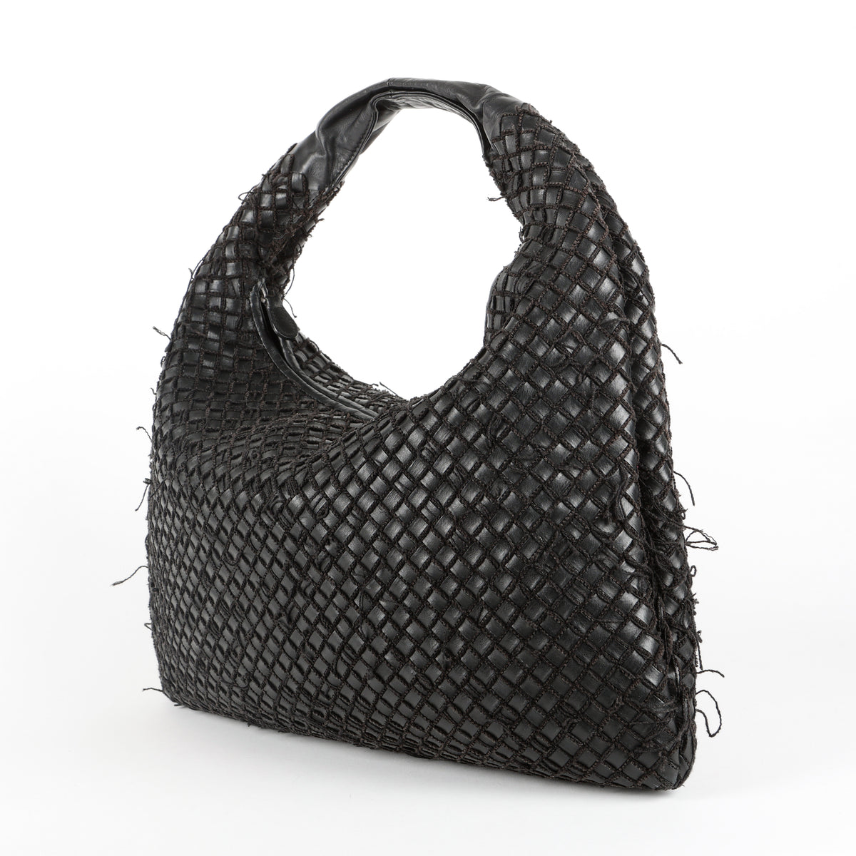Fringe Net Hobo, Black