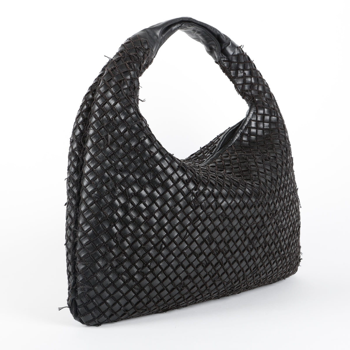 Fringe Net Hobo, Black