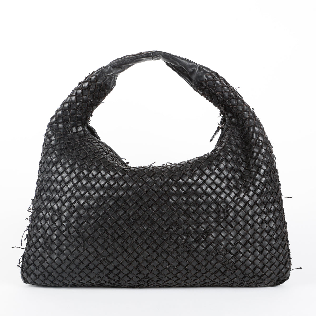 Fringe Net Hobo, Black