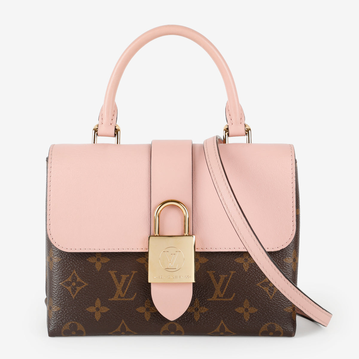 Locky BB, Monogram Rose Ballerine