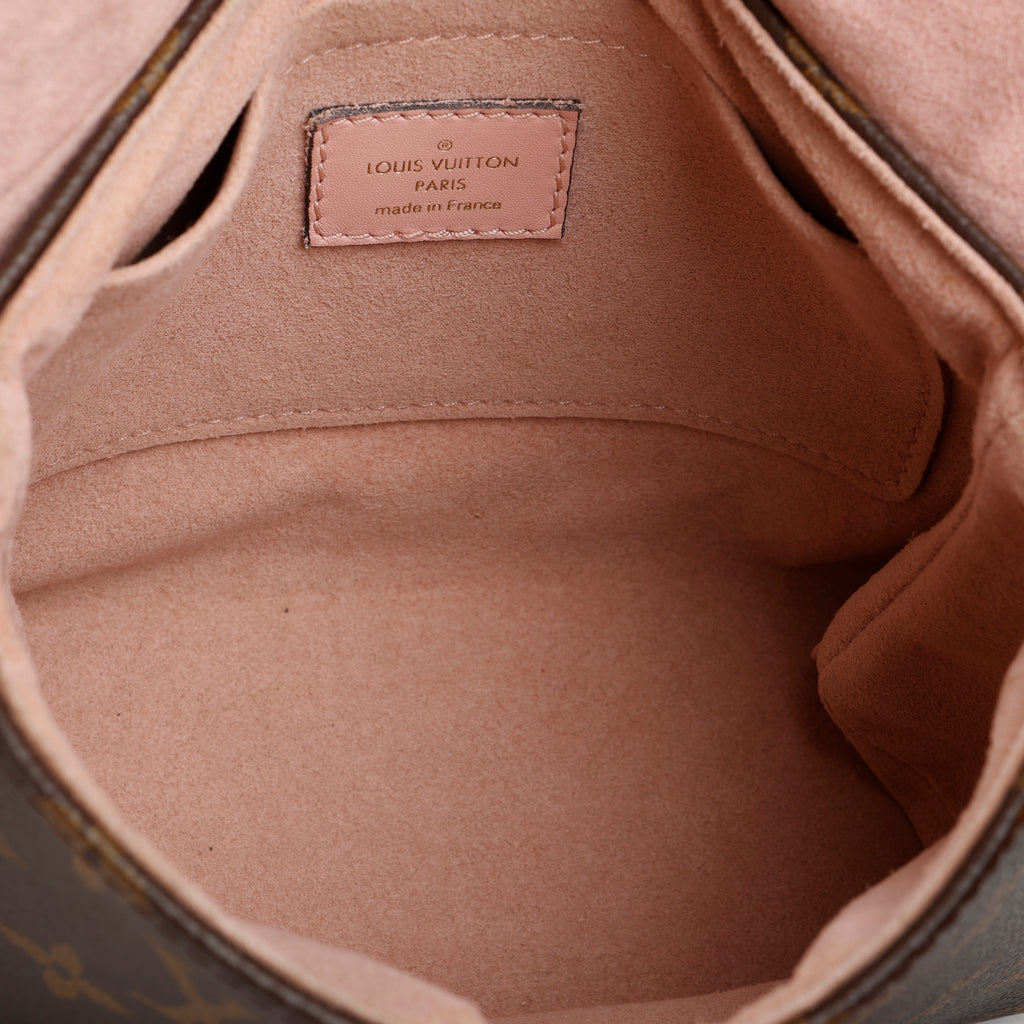 Locky BB, Monogram Rose Ballerine