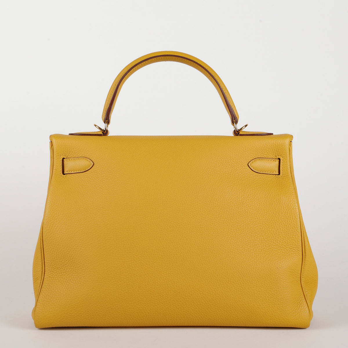 Kelly 32, Jaune Ambre Clemence Gold Hardware (C Stamp 2018)