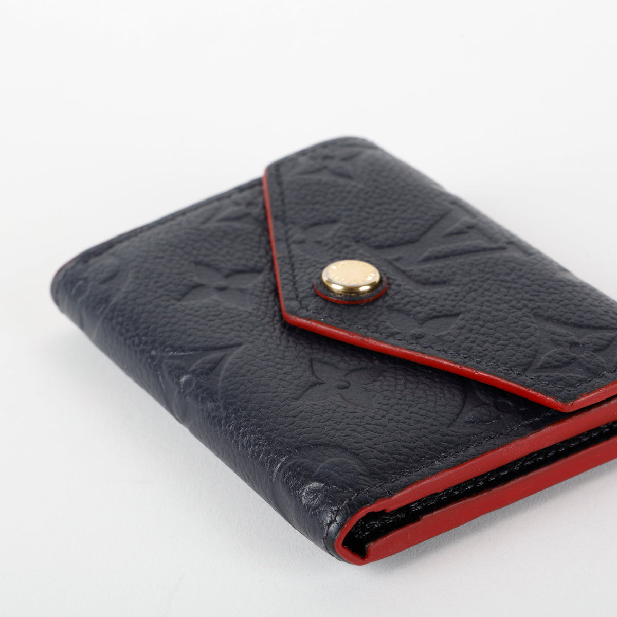 Victorine Wallet, Marine/Rouge