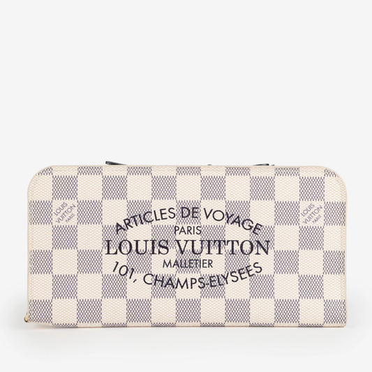 Articles de Voyage Insolite Wallet, Damier Azur