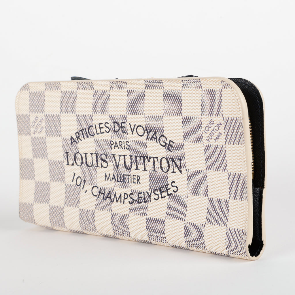 Articles de Voyage Insolite Wallet, Damier Azur