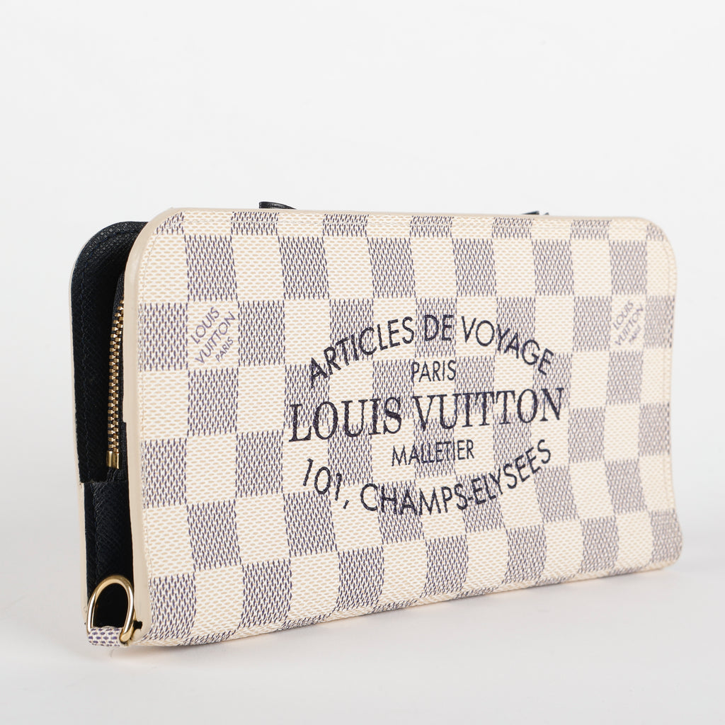 Articles de Voyage Insolite Wallet, Damier Azur