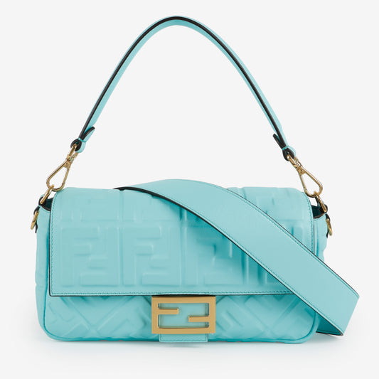 Baguette Nappa Leather, Tiffany Blue