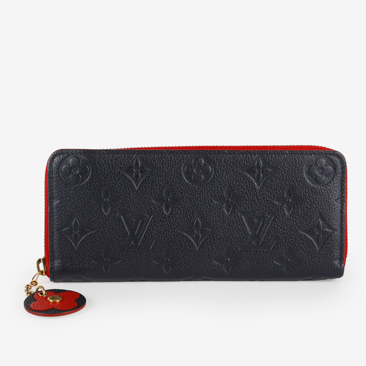 Blooming Clemence Wallet, Marine/Rouge