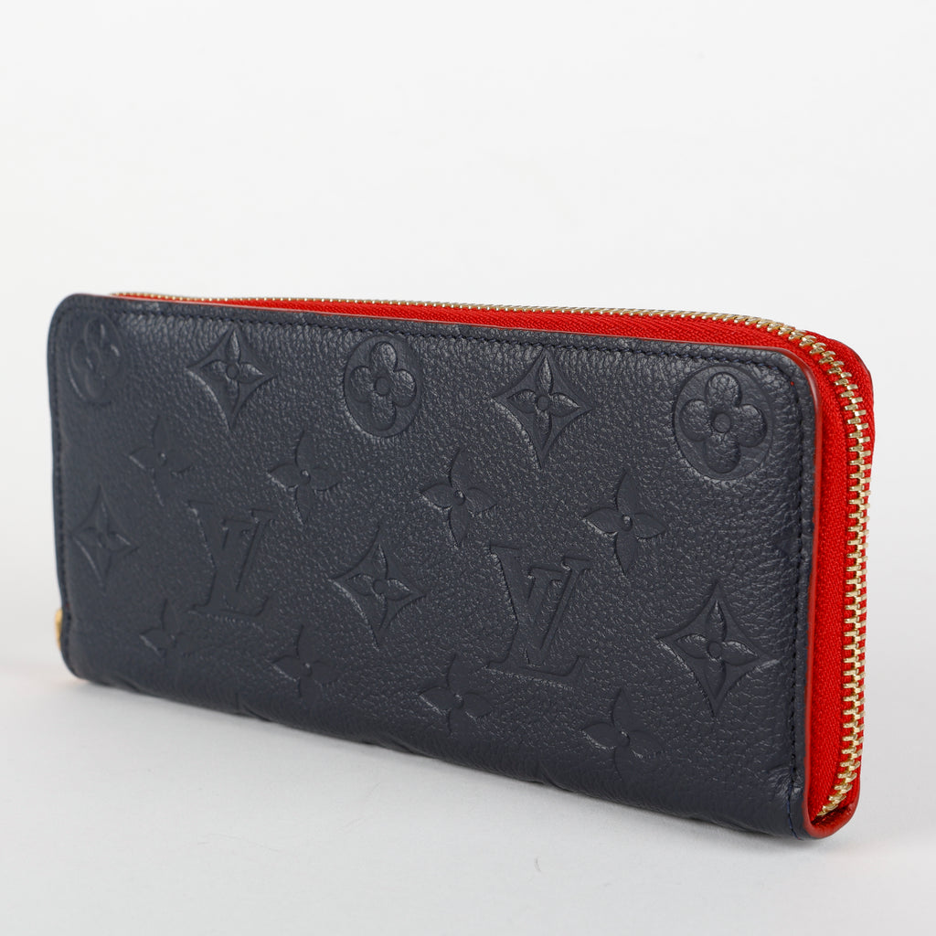 Blooming Clemence Wallet, Marine/Rouge