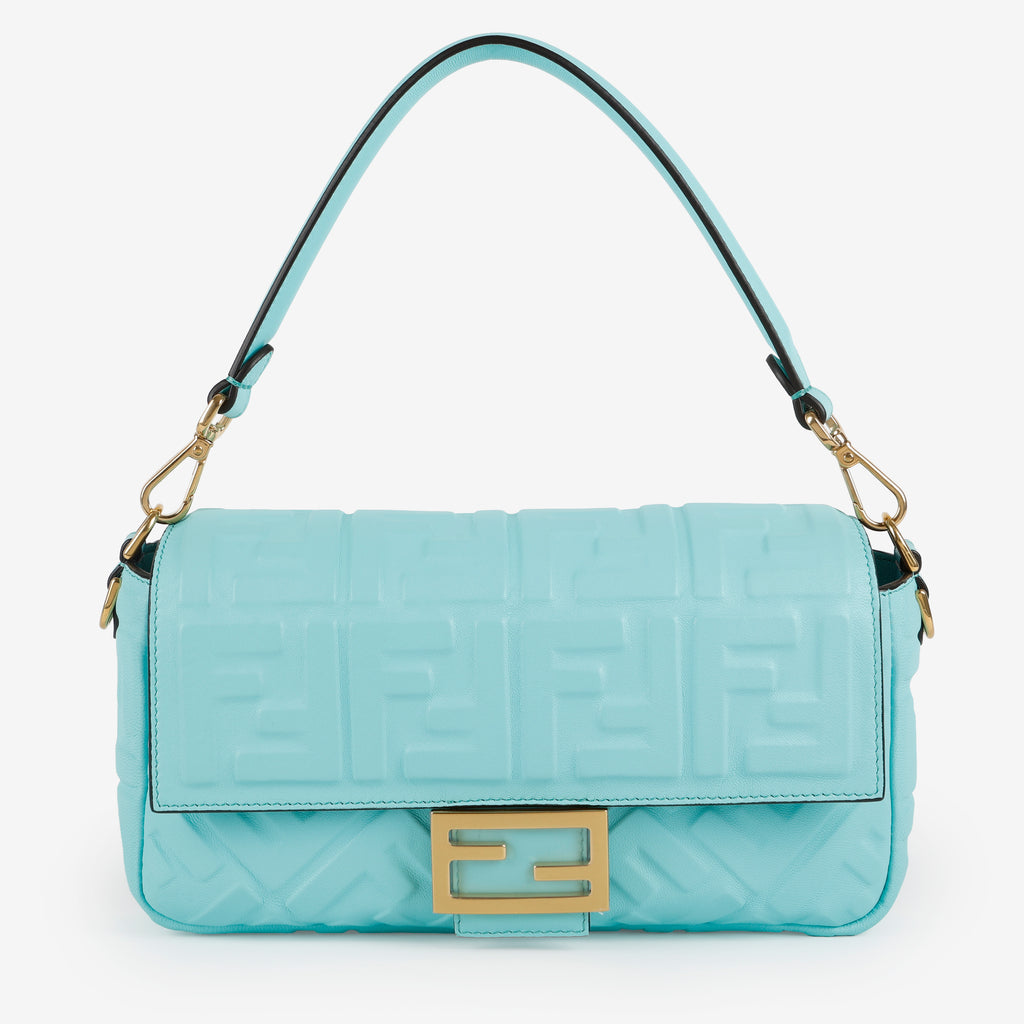Baguette Nappa Leather, Tiffany Blue