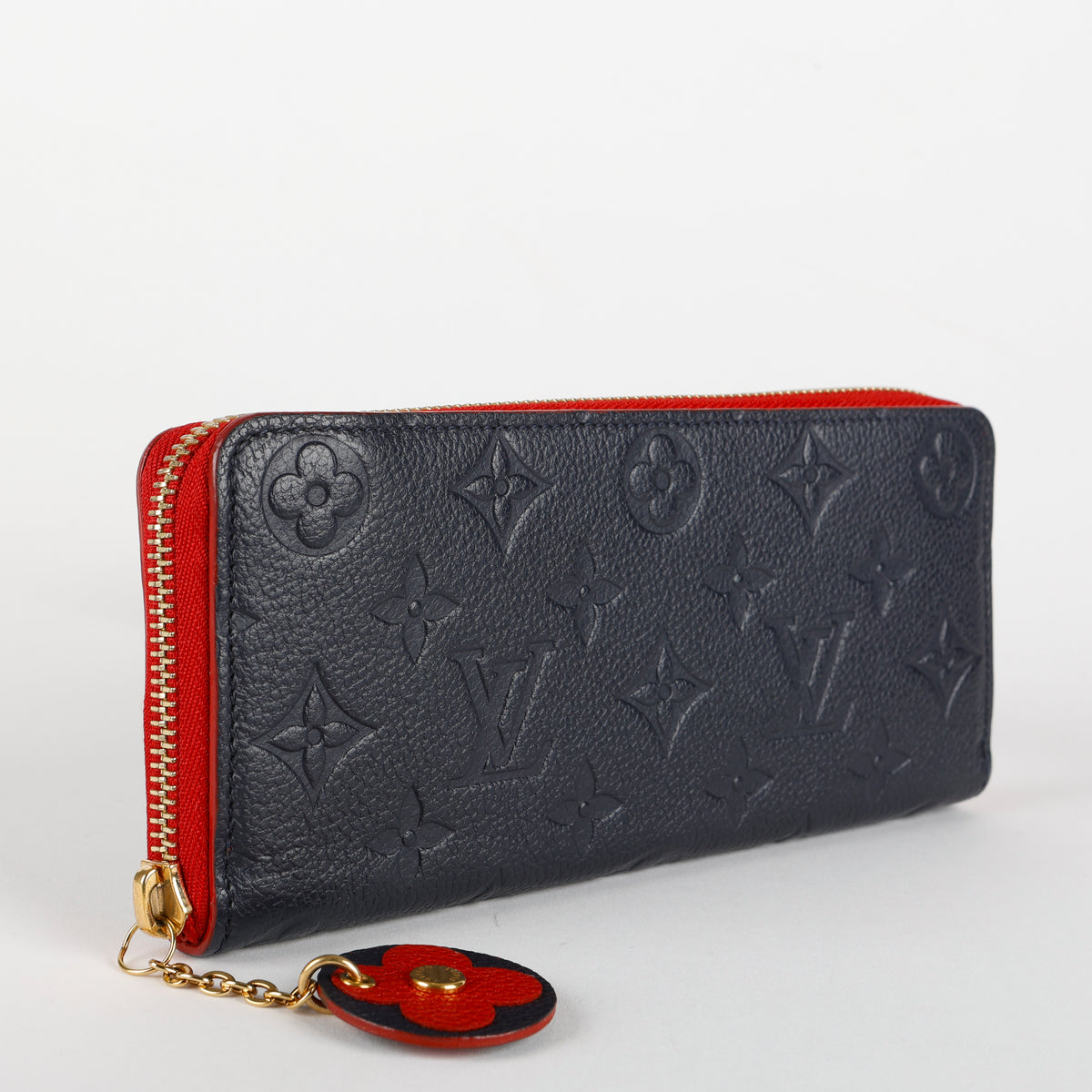 Blooming Clemence Wallet, Marine/Rouge