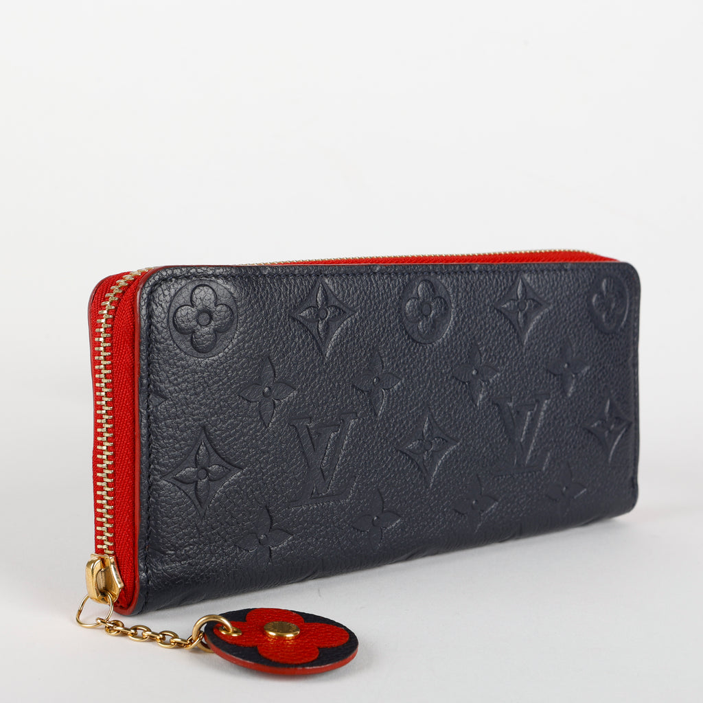 Blooming Clemence Wallet, Marine/Rouge
