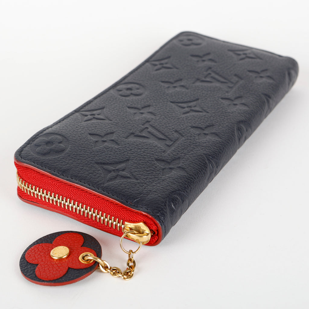 Blooming Clemence Wallet, Marine/Rouge