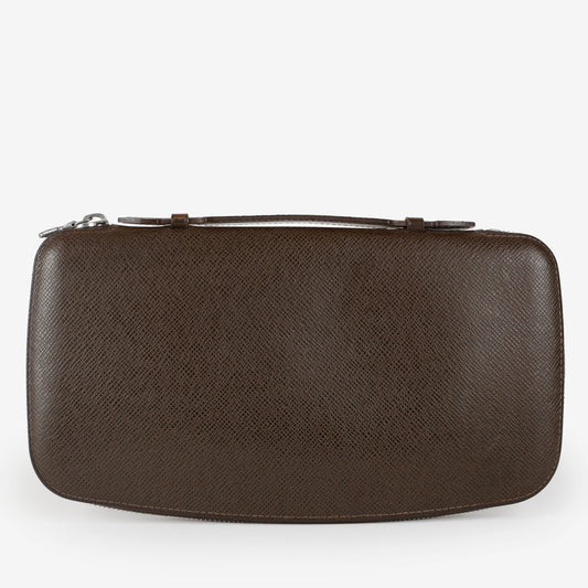 Atoll Travel Case, Brown Taiga