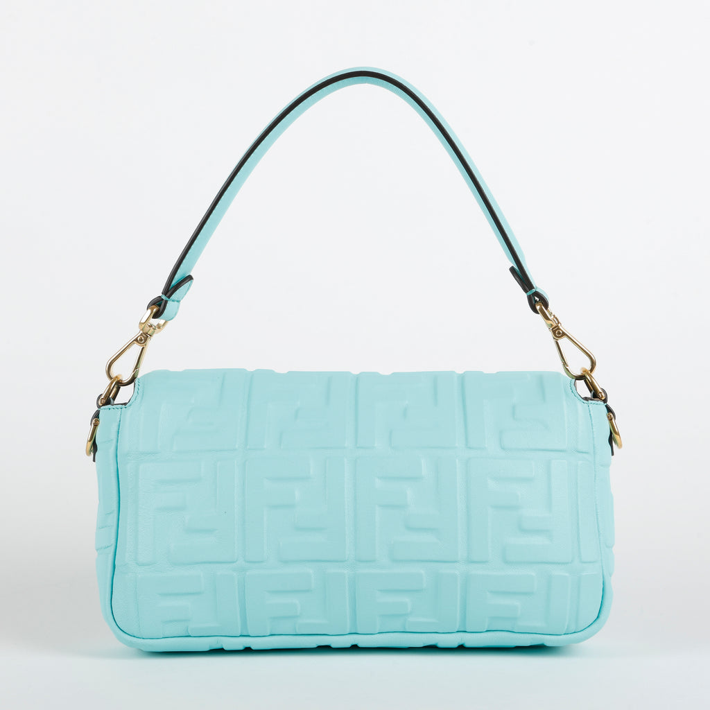 Baguette Nappa Leather, Tiffany Blue