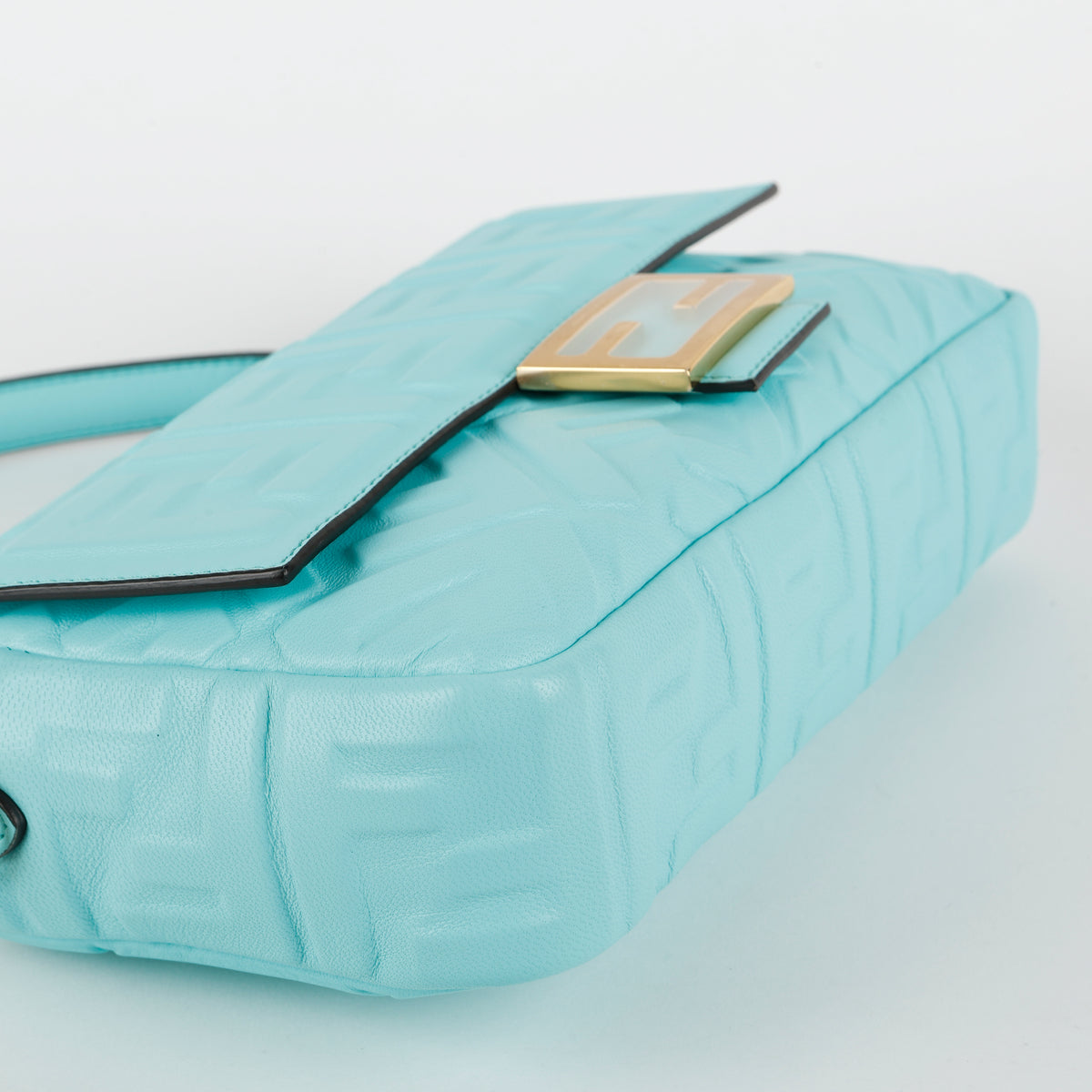 Baguette Nappa Leather, Tiffany Blue