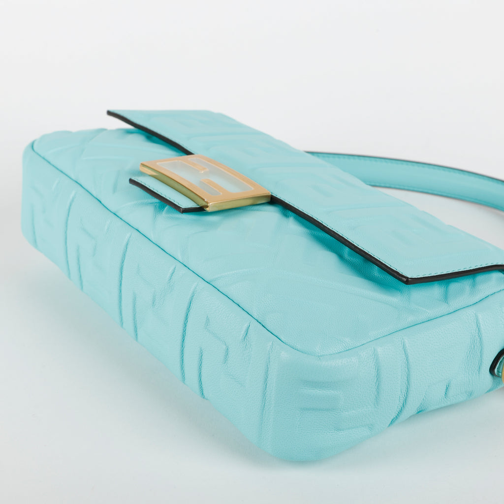Baguette Nappa Leather, Tiffany Blue