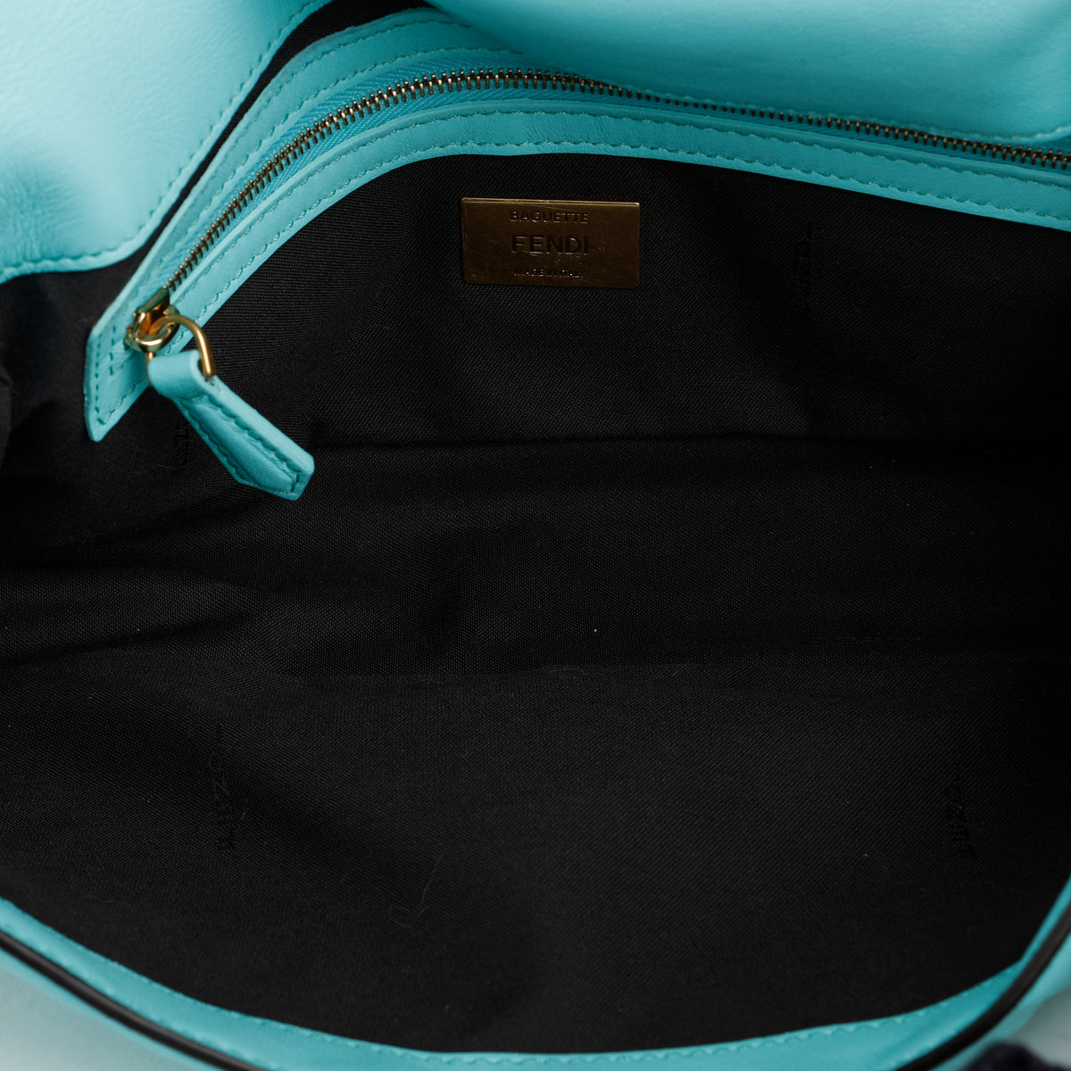 Baguette Nappa Leather, Tiffany Blue