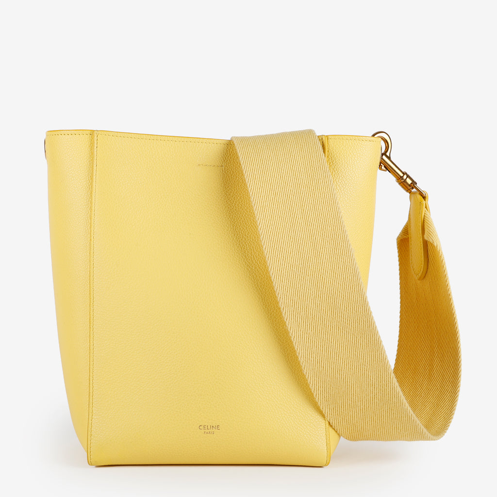 Small Seau Sangle, Yellow